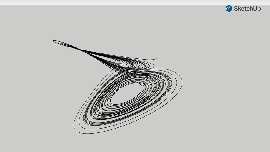 Lorenz Model Strange Attractor | 3D Warehouse
