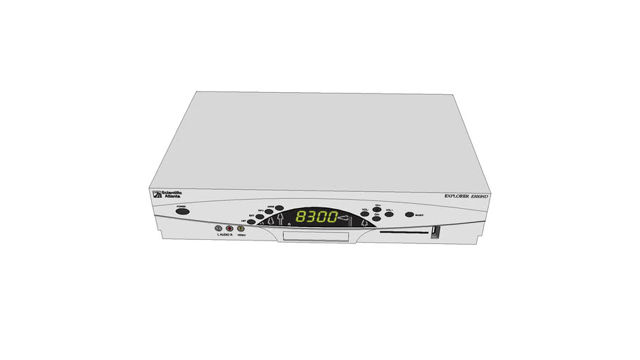 Scientific Atlanta Explorer 8300HD setup cable DVR box 3D Warehouse