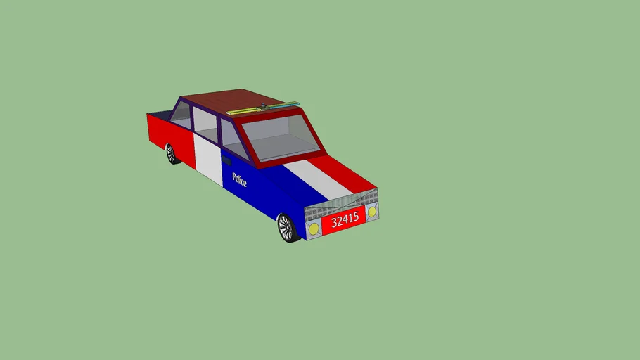 Police Car 1 | 3D Warehouse