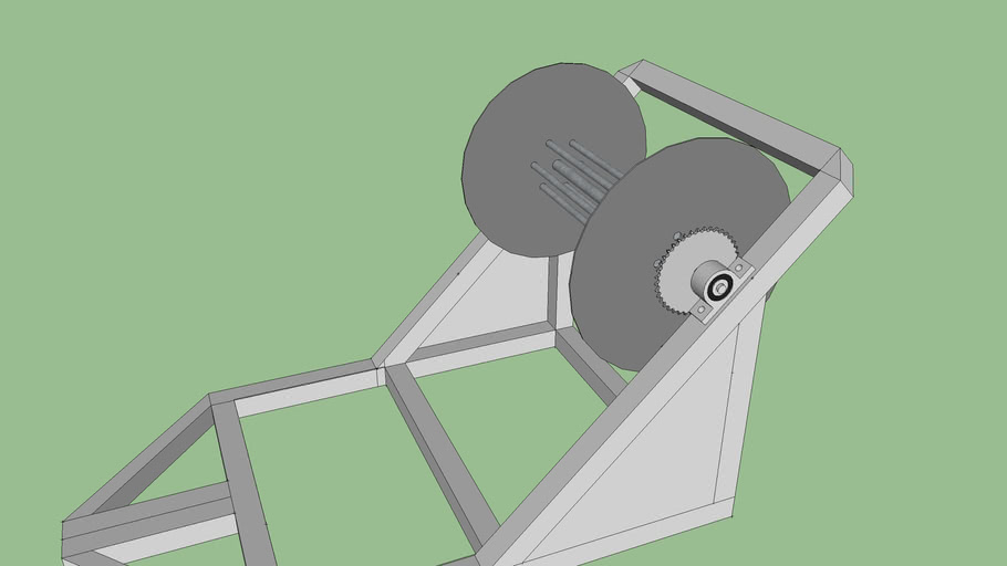 wake winch spool and sprocket 3D Warehouse