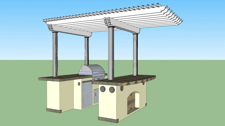 Tropicana BBQ islands | 3D Warehouse