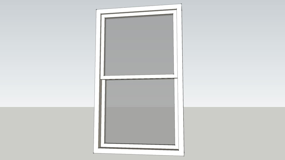 3'x5' double hung window | 3D Warehouse