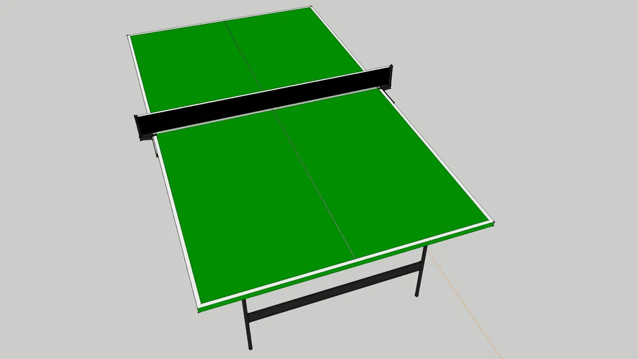 Mesa ping pong (table tennis) 3D Warehouse