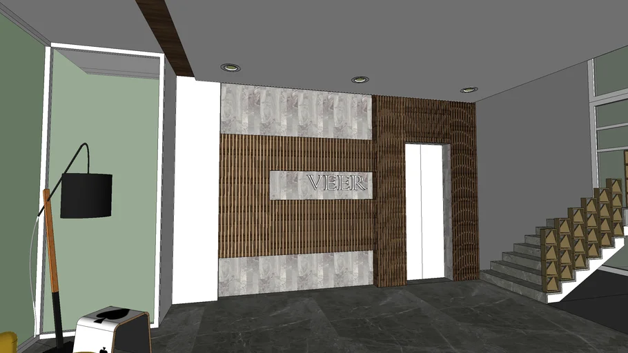 Building Lobby Design | 3D Warehouse