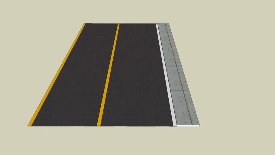 Road Straight | 3D Warehouse