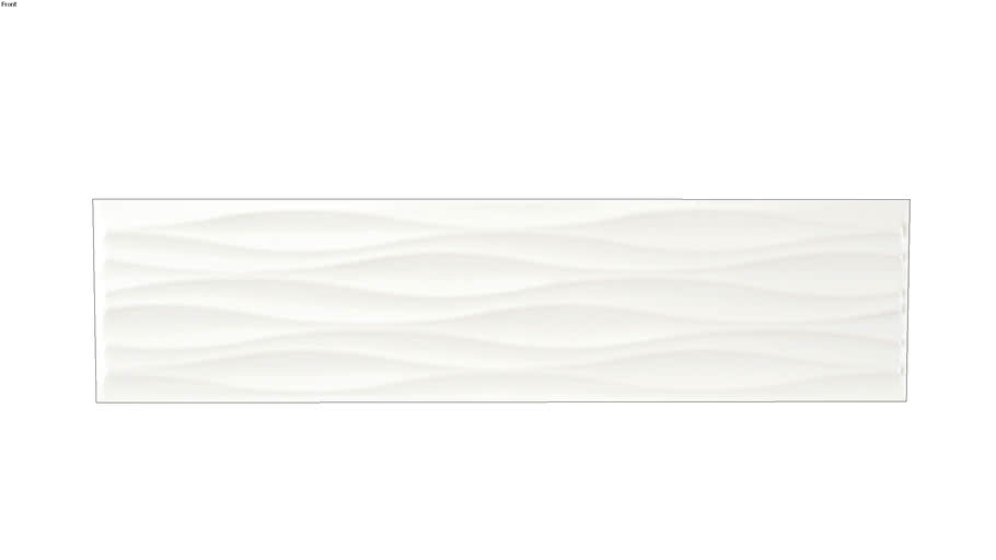 KREA RIPPLE ARCTIC 10X40 MATE BOLD PORTOBELLO 3D Warehouse