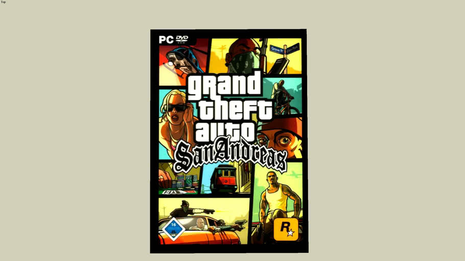 GTA San Andreas DVD | 3D Warehouse