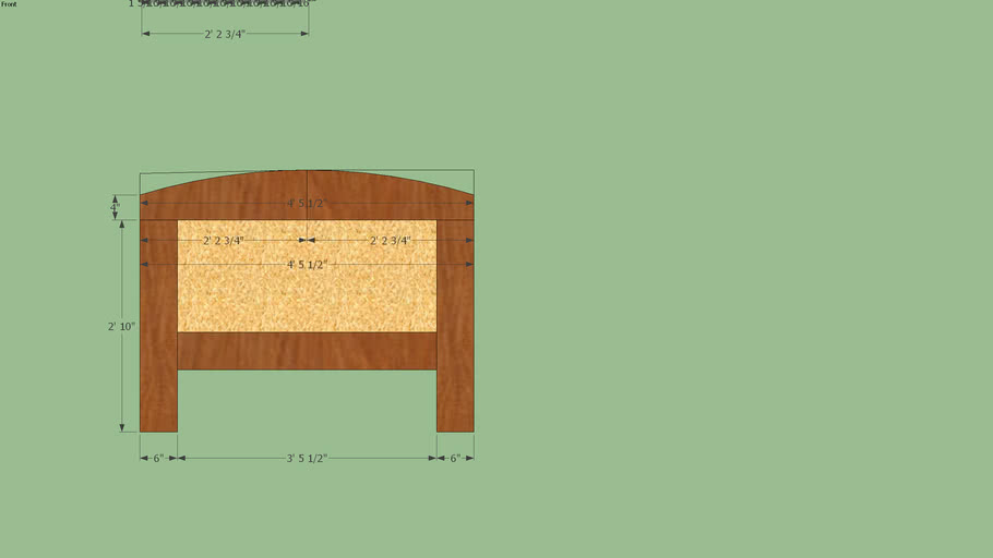 Headboard and Template | 3D Warehouse
