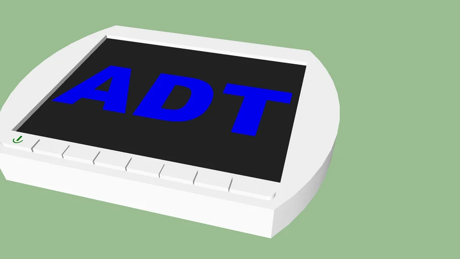 ADT commercial security system: Control Panel | 3D Warehouse