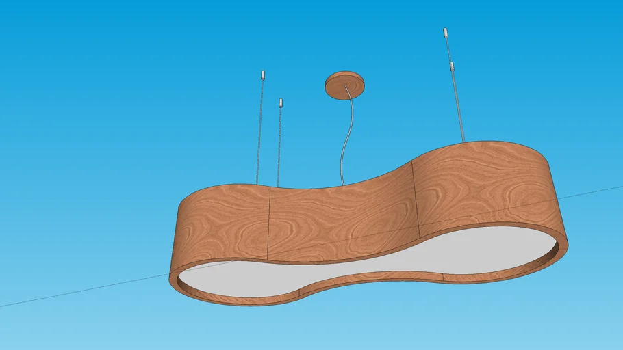 Luminaria de Teto Infinity Pequeno 3D Warehouse