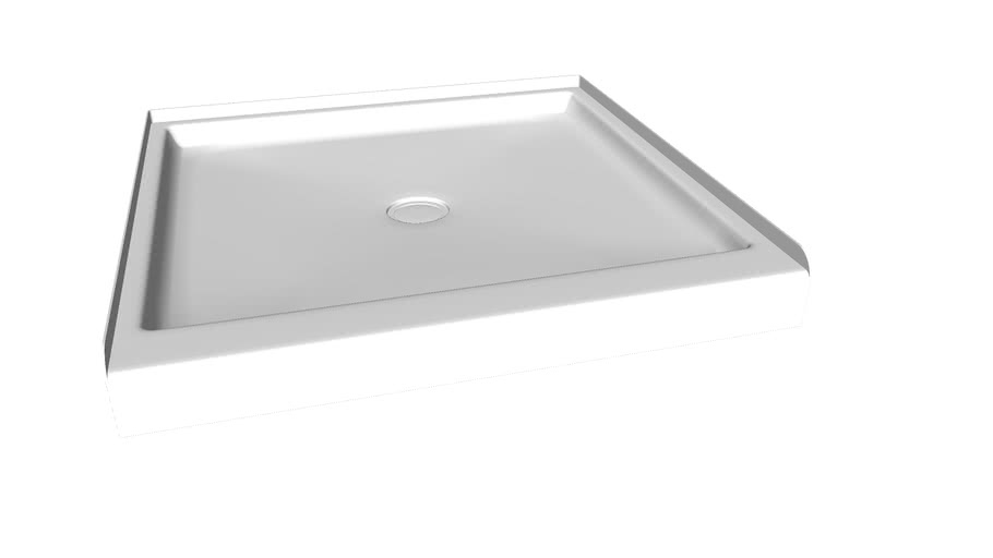 72161100 Ensemble(TM) Series 7216, 36 inch x 36 inch Shower Base 3D