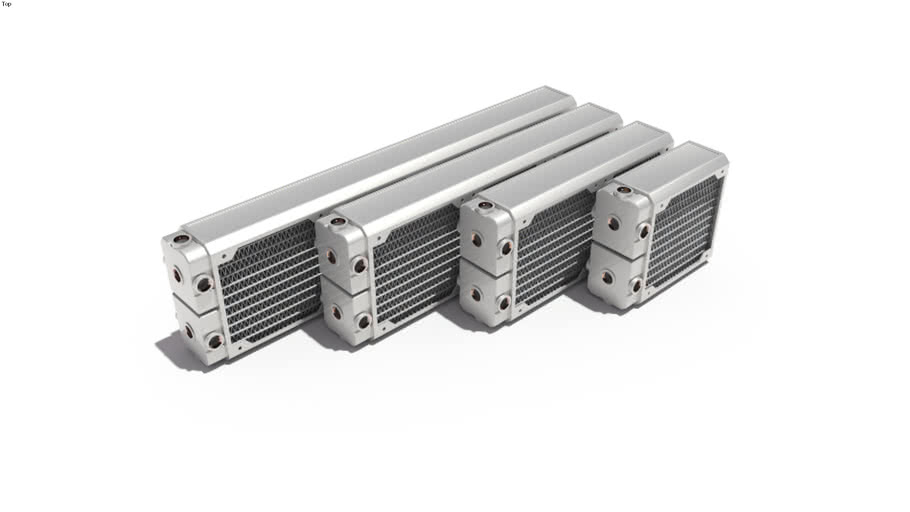 Hardware Labs Black Ice SR 2 MultiPort Radiator 3D Warehouse