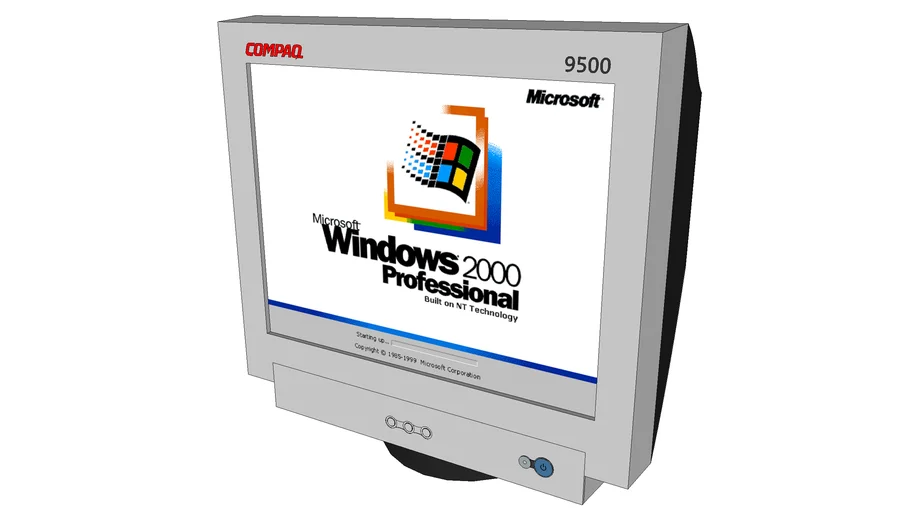 Compaq s9500 21' CRT Monitor | 3D Warehouse