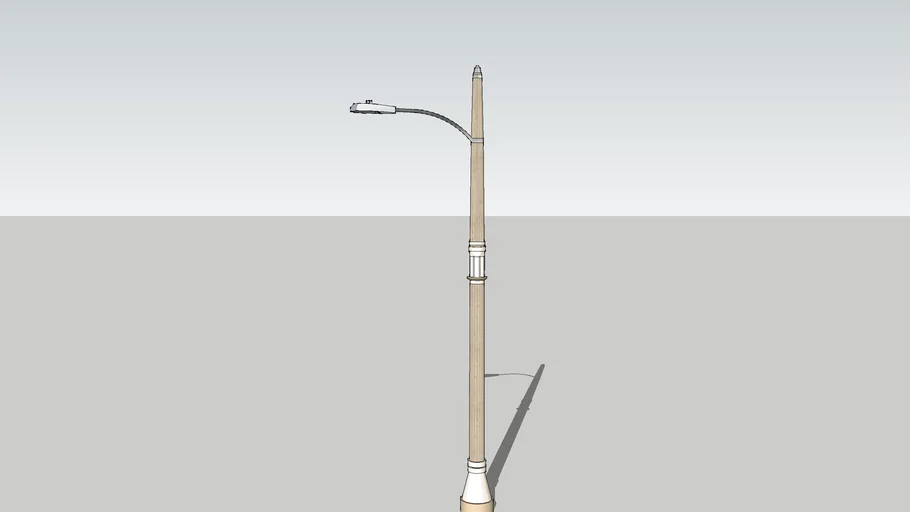 Column street light 3D Warehouse