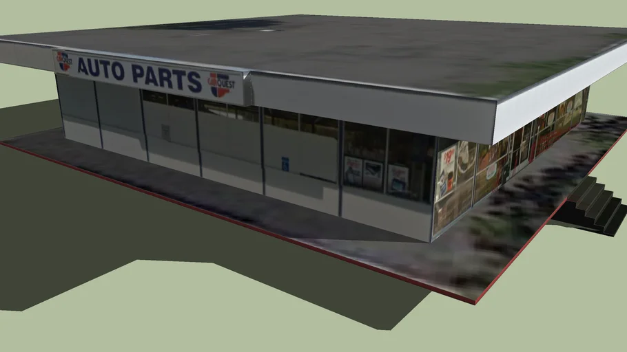 Carquest Auto Parts in Sacramento, Kalifornien 3D Warehouse
