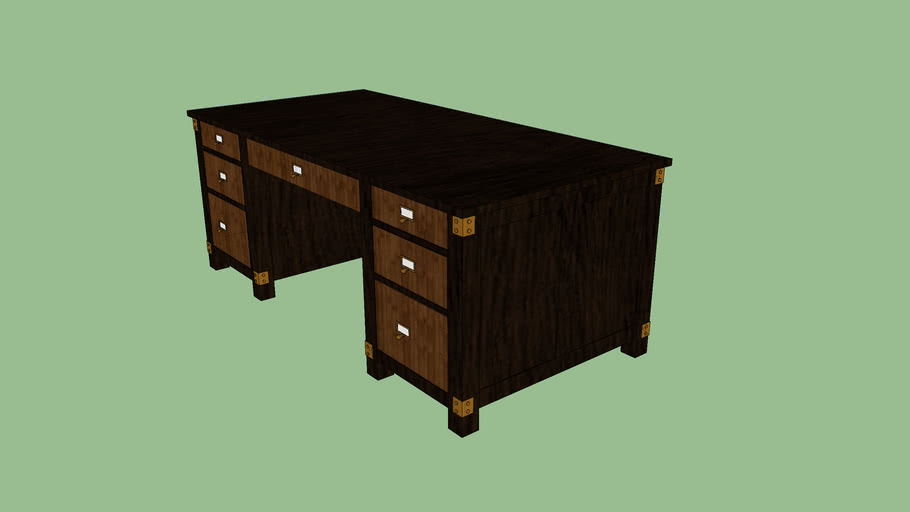 Desk Telegraph Executive Desk | 3D Warehouse