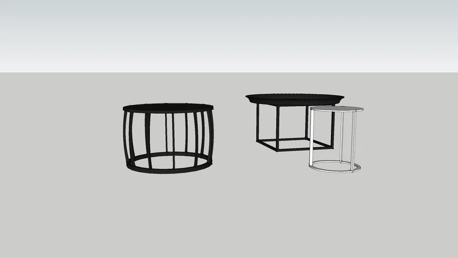 B&B Tables By Okomta | 3D Warehouse