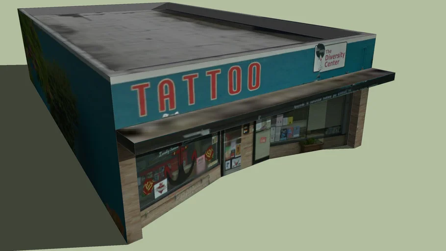 The Diversity Center and Tattoo Shop in Santa Cruz Kalifornien