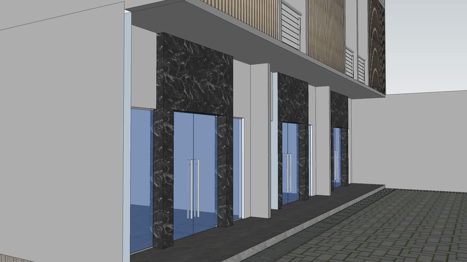 desain ruko | 3D Warehouse