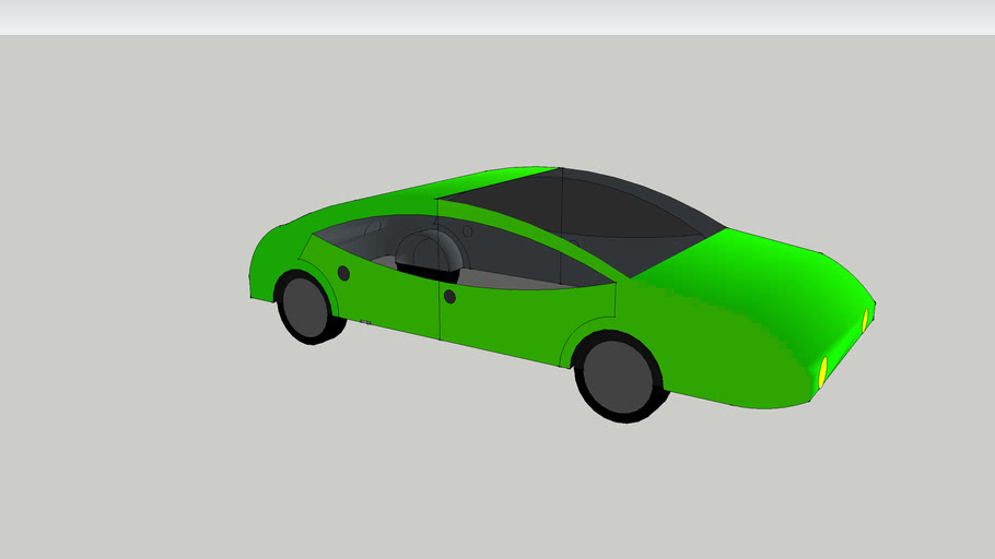 A Cool Green Car | 3D Warehouse