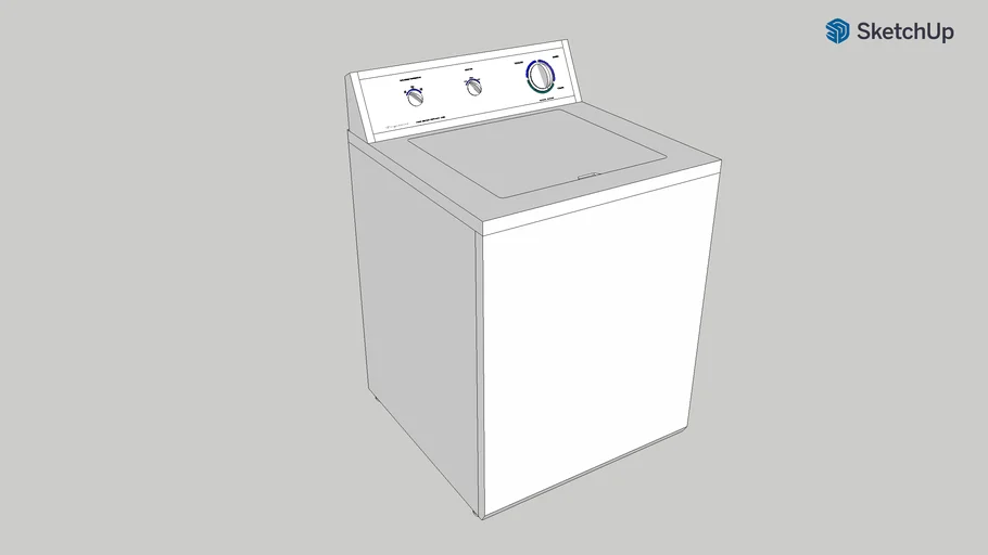 Frigidaire Top Load Washer 3.0 cu. ft 3D Warehouse