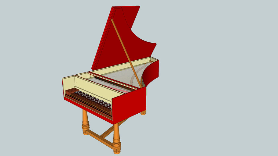 Harpsichord 3D Warehouse