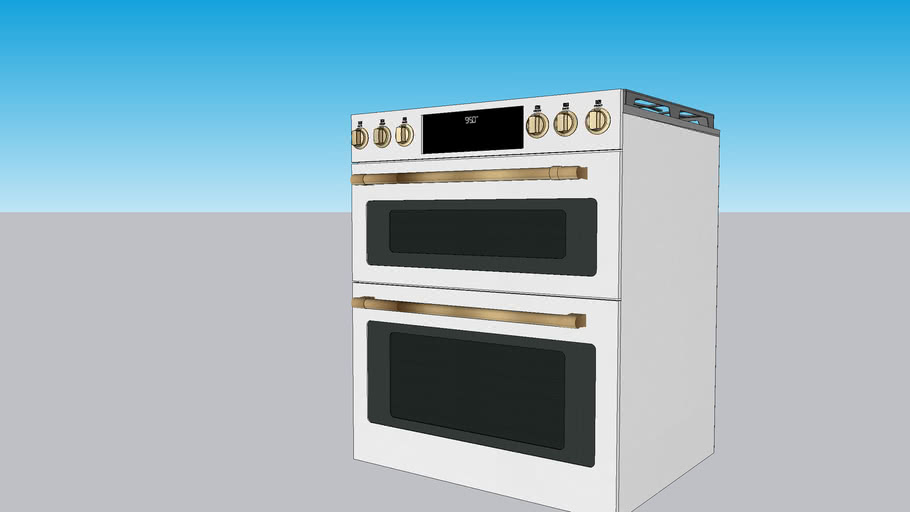 GE 'Cafe' 30' Smart SlideIn, FrontControl, DualFuel, DoubleOven
