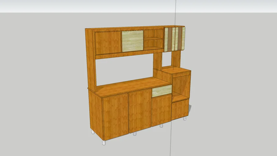 mueble de comedor madera - - 3D Warehouse