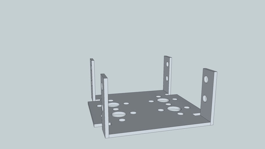 tetrix dual servo bracket 3D Warehouse