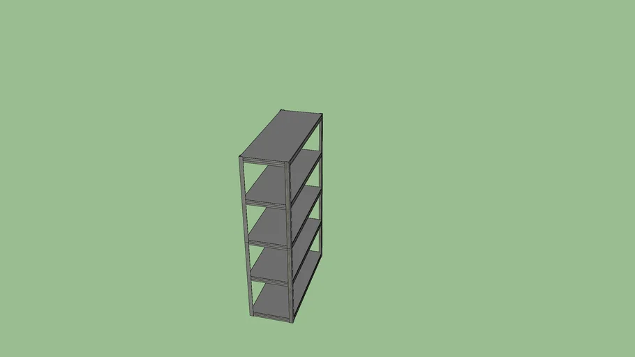 3d gorilla shelves model