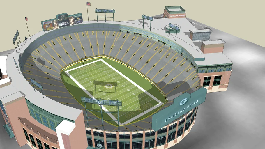 Greenbay Packers - Lambeu Field | 3D Warehouse