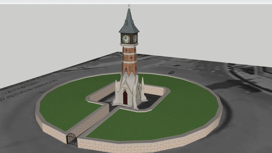 Skegness Clock Tower 3D Warehouse