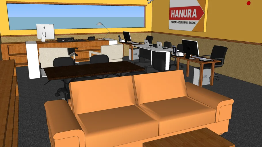 Ruang Kantor Anggota Dpr 3d Warehouse 6197