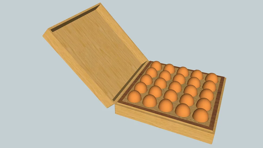 WOODEN EGG-COMPARTMENT 1