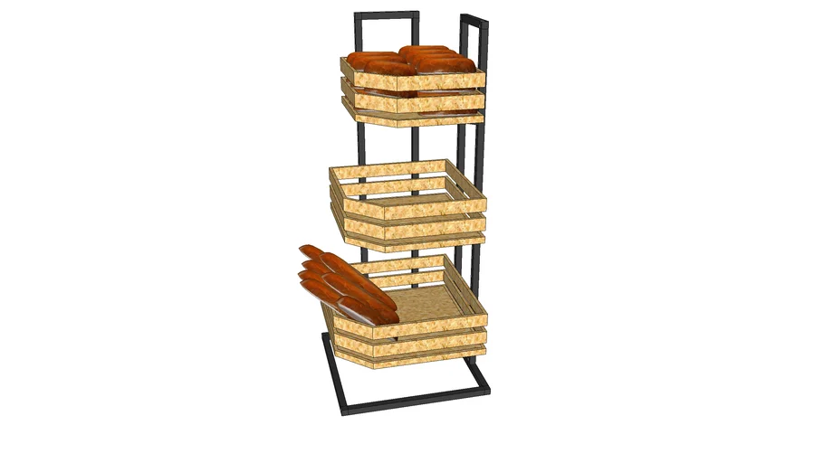 Bread Rack 3D model