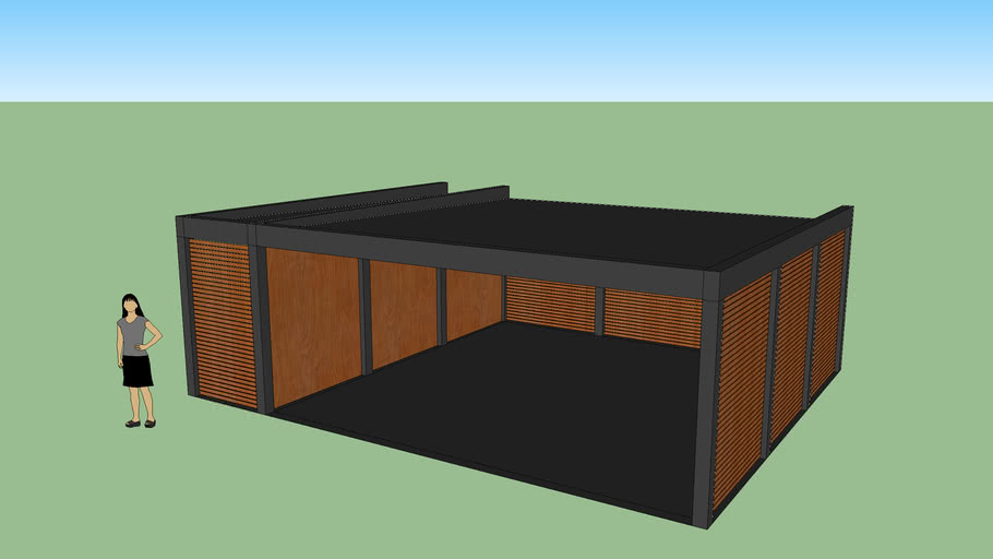 modern carport | 3D Warehouse