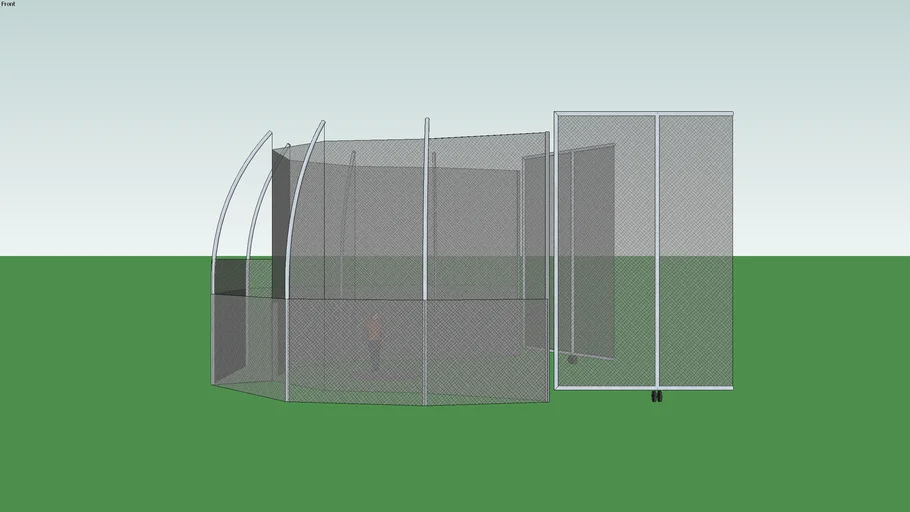 732100 Hammer Throw Cage | 3D Warehouse