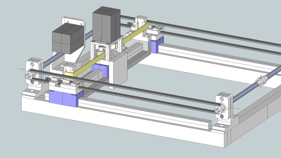 3D Printer Scalable XY Belt Drive DIY 3D Warehouse