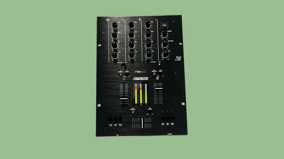 Reloop RMX20 BF Dj mixer | 3D Warehouse
