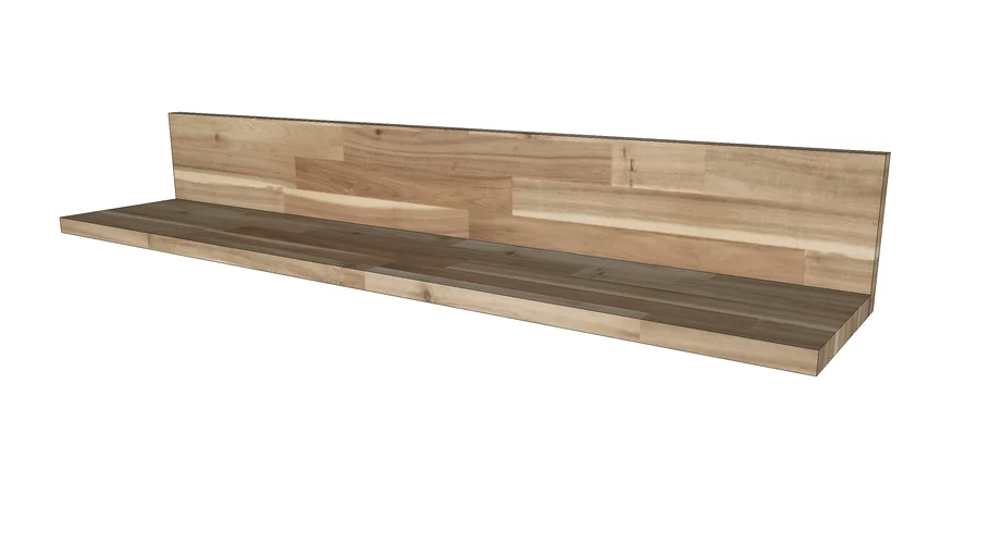 wall shelf IKEA SKOGSTA 120 3D Warehouse