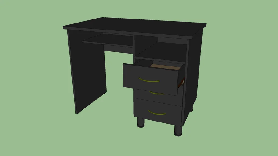 Computer table 3 | 3D Warehouse