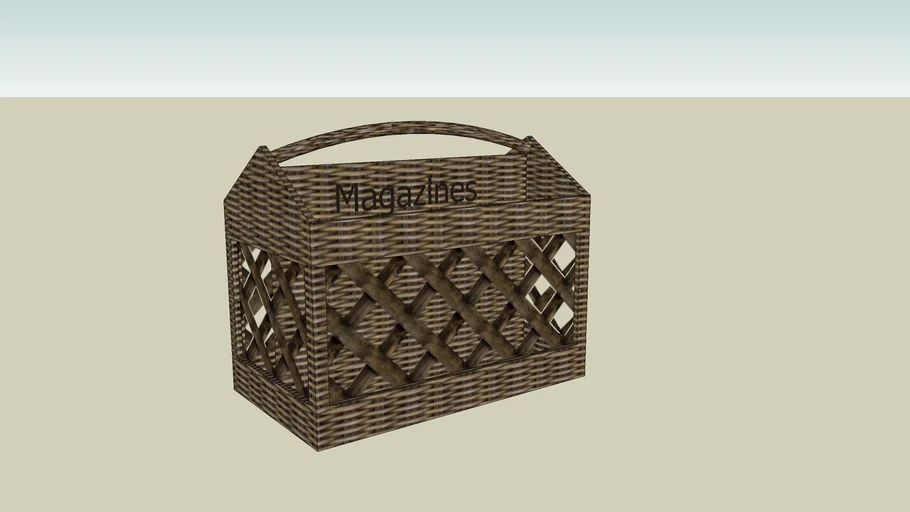 RUSTIC RATTAN MAGAZINES | 3D Warehouse