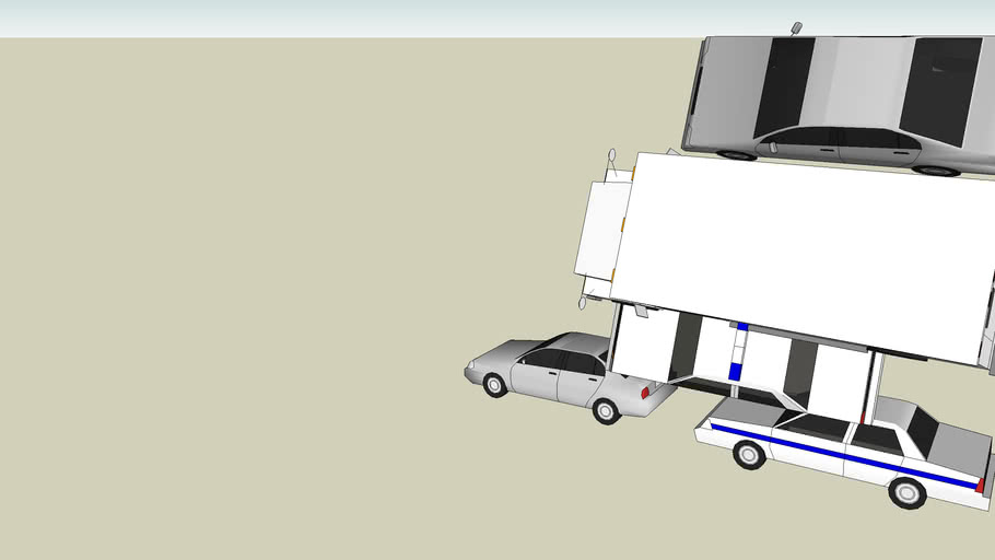 tower of cars 3D Warehouse