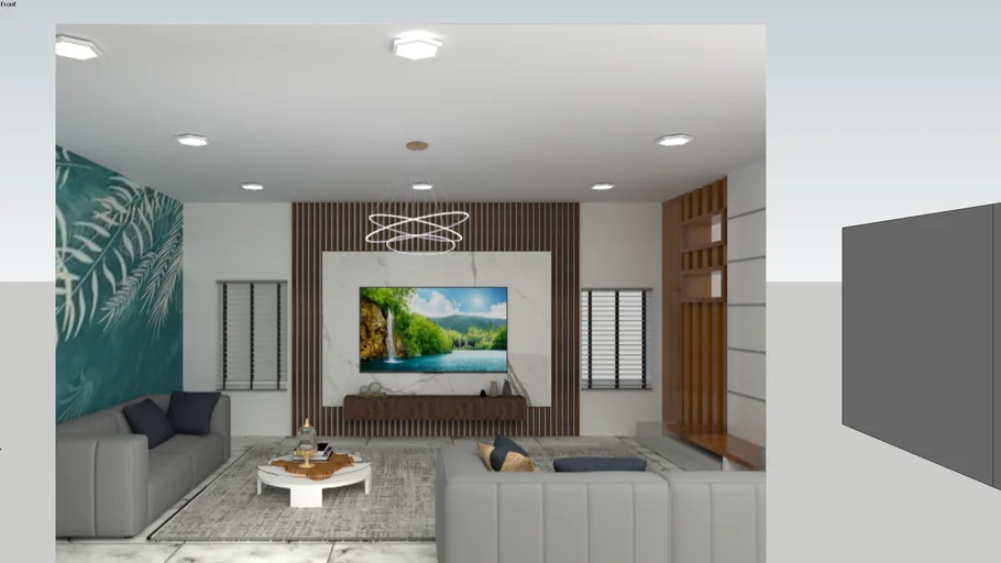 Living Area with TV Unit