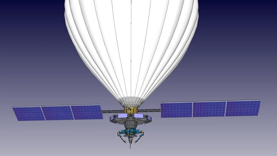 Geostationary balloon satellite 3D Warehouse