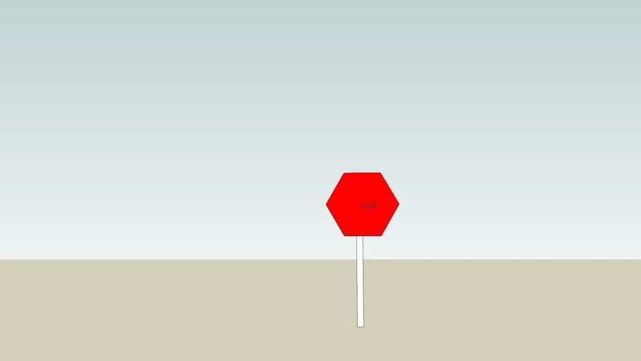 sTOP siGN | 3D Warehouse