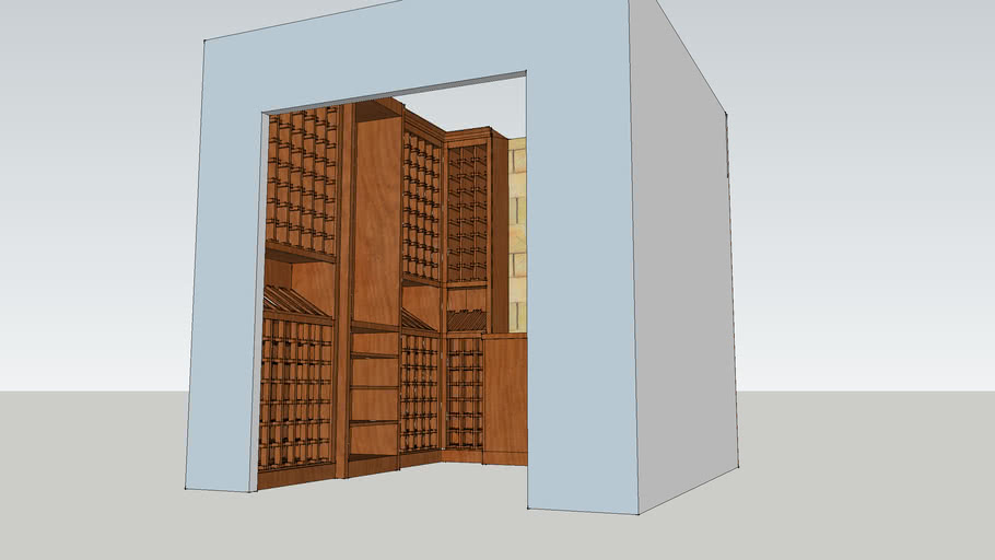 Wine Cellar 3D Warehouse