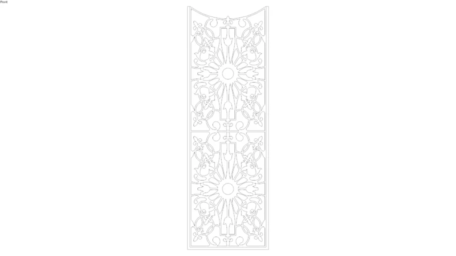 Victorian Fretted panel