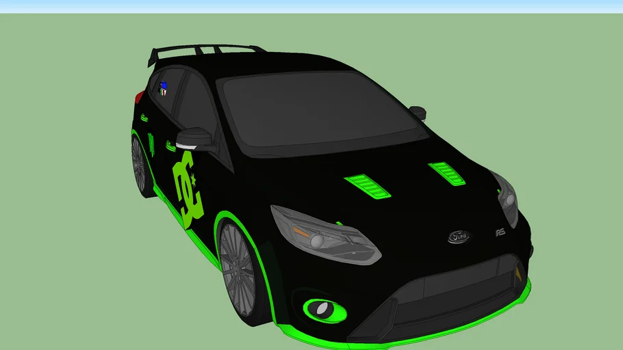 Ken Block Ford Focus Rs Gymkhana 3d Warehouse