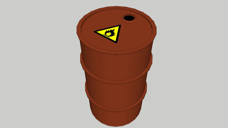 Flamable Barrel